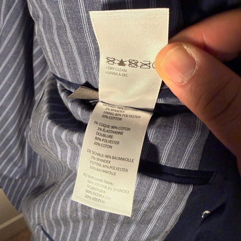 OAK HILL - Men’s Palm Print Cotton Sport Coat - 3XL - 54R - Picture 15 of 15